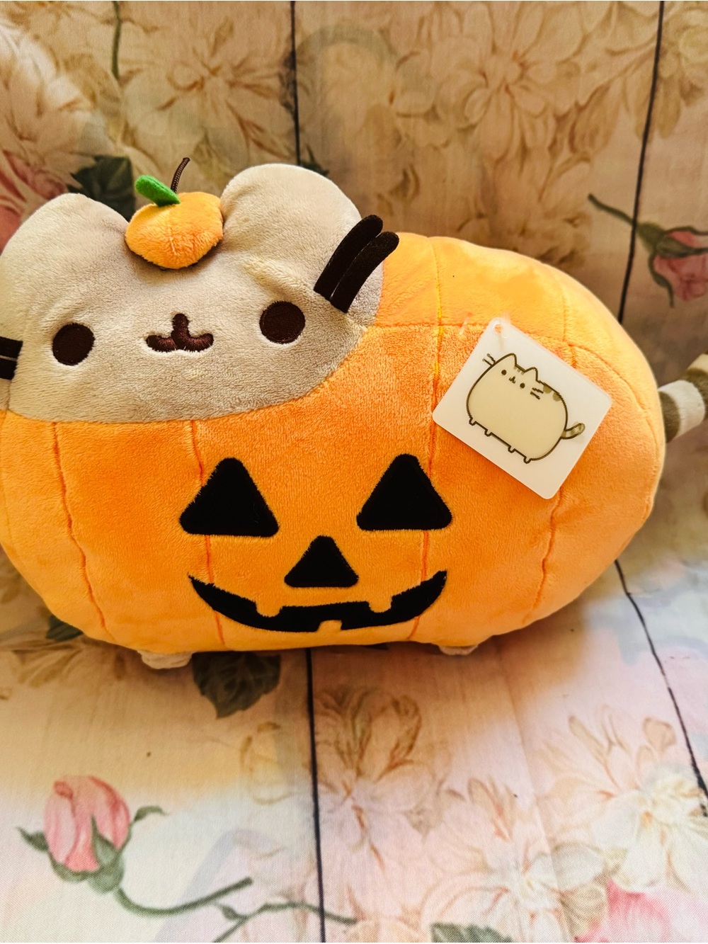 Pusheen Hey Chickadee Pumpkin Halloween Plush 2017 Gund 12inc New with Tags RARE